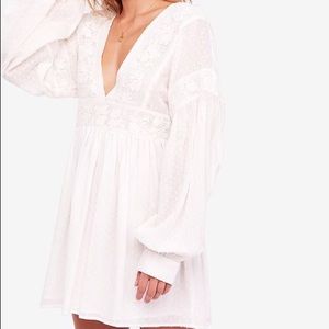 NWOT Free People Open-back Mini A-line Dress